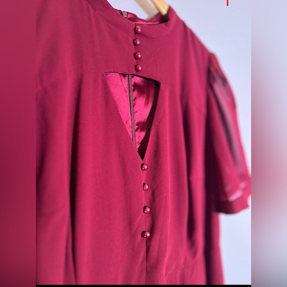 Modcloth Collectif Crimson Swing Size US 16 - Picture 3 of 4